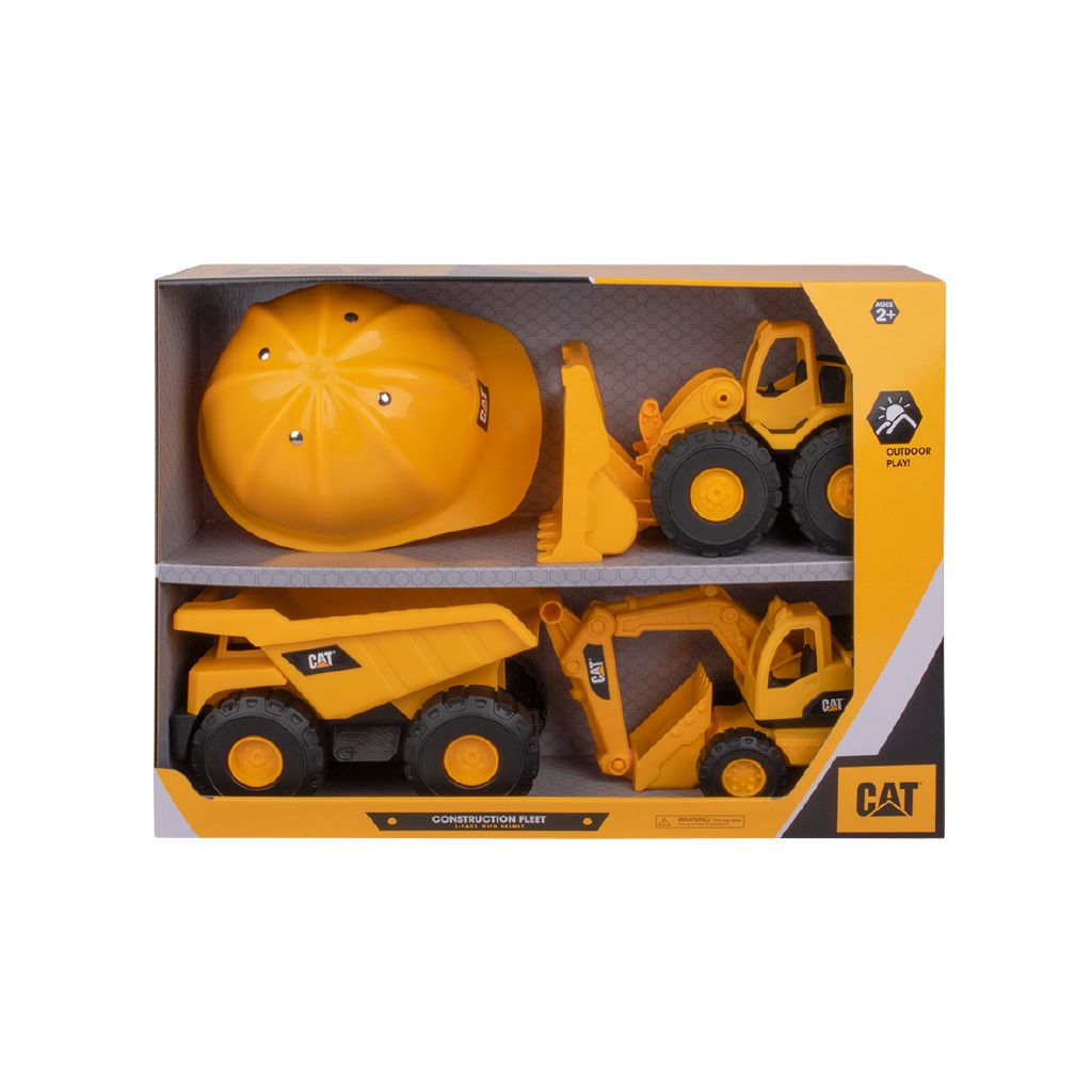 Caterpillar Constructon Fleet 3 Pack 