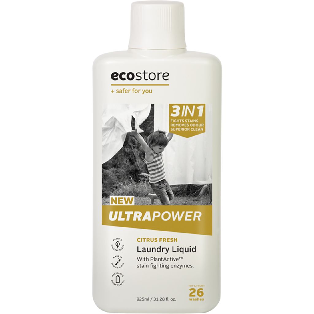 Ecostore Laundry Liquid Ultra Power 3in1 925ml The Warehouse