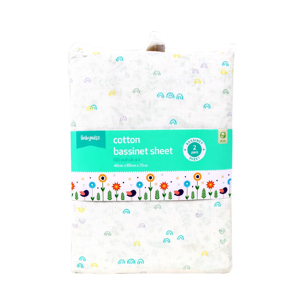 Babywise Cotton Sheet 2 Pack The Warehouse