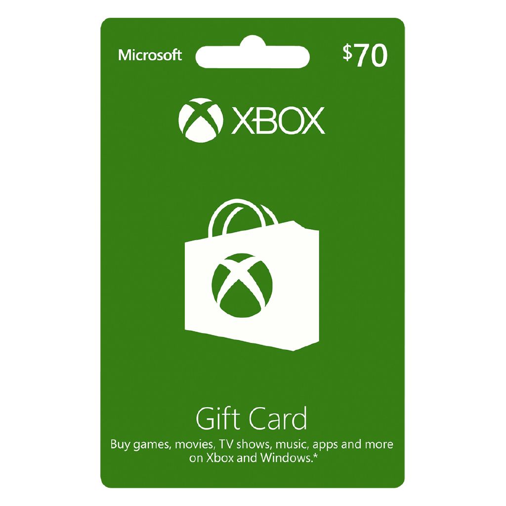 Xbox Live $70 Gift Card | The Warehouse