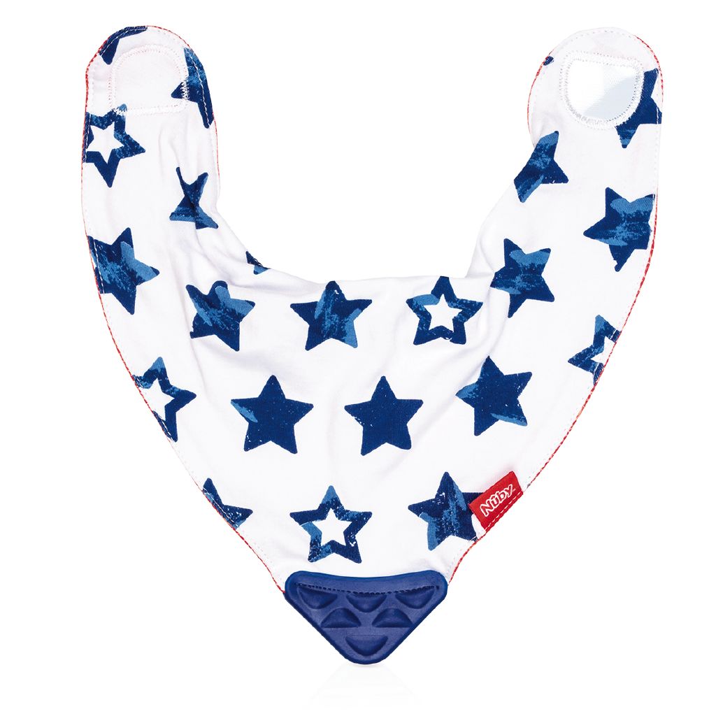 Nuby Teething Bib Assorted Assorted The Warehouse