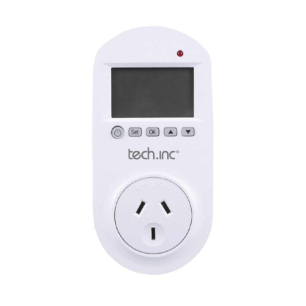 Tech.Inc Thermostat Timer Plug The Warehouse