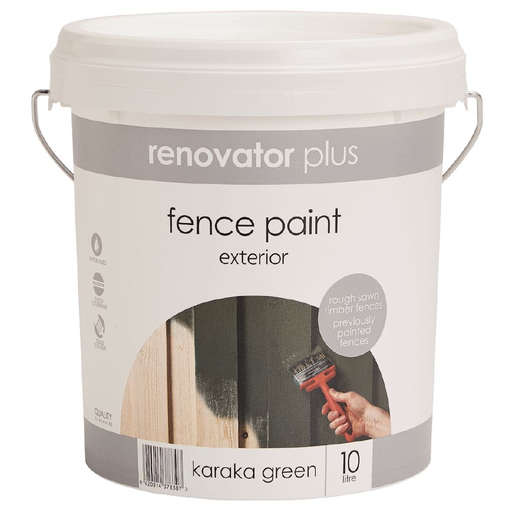 Renovator Plus Fence Paint Karaka 10L The Warehouse