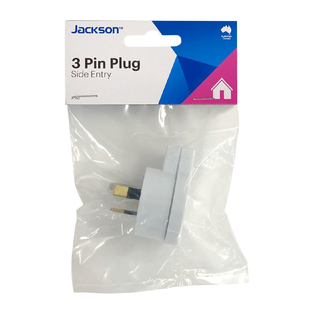 Jackson 3 Pin Side Entry Plug The Warehouse