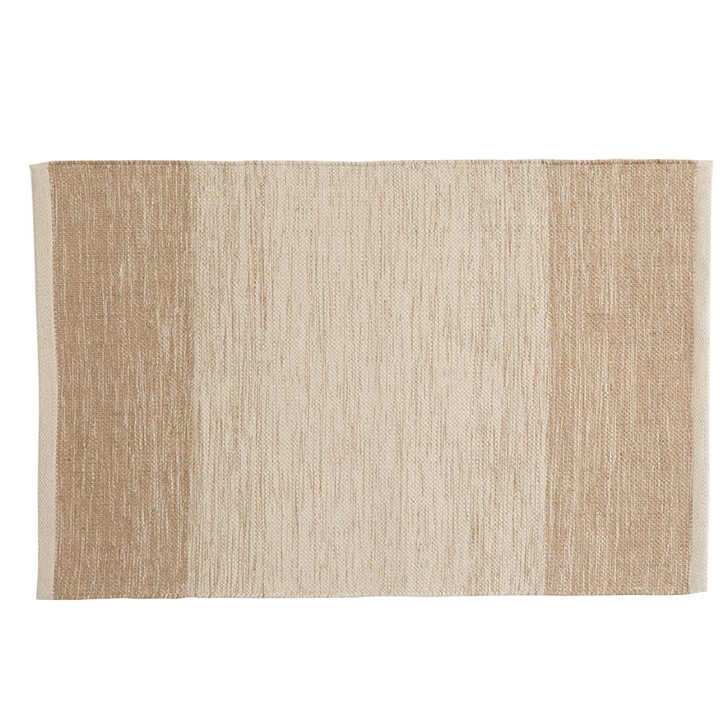 Living & Co Rug Woven Ombre Natural 60cm x 90cm Natural | The Warehouse