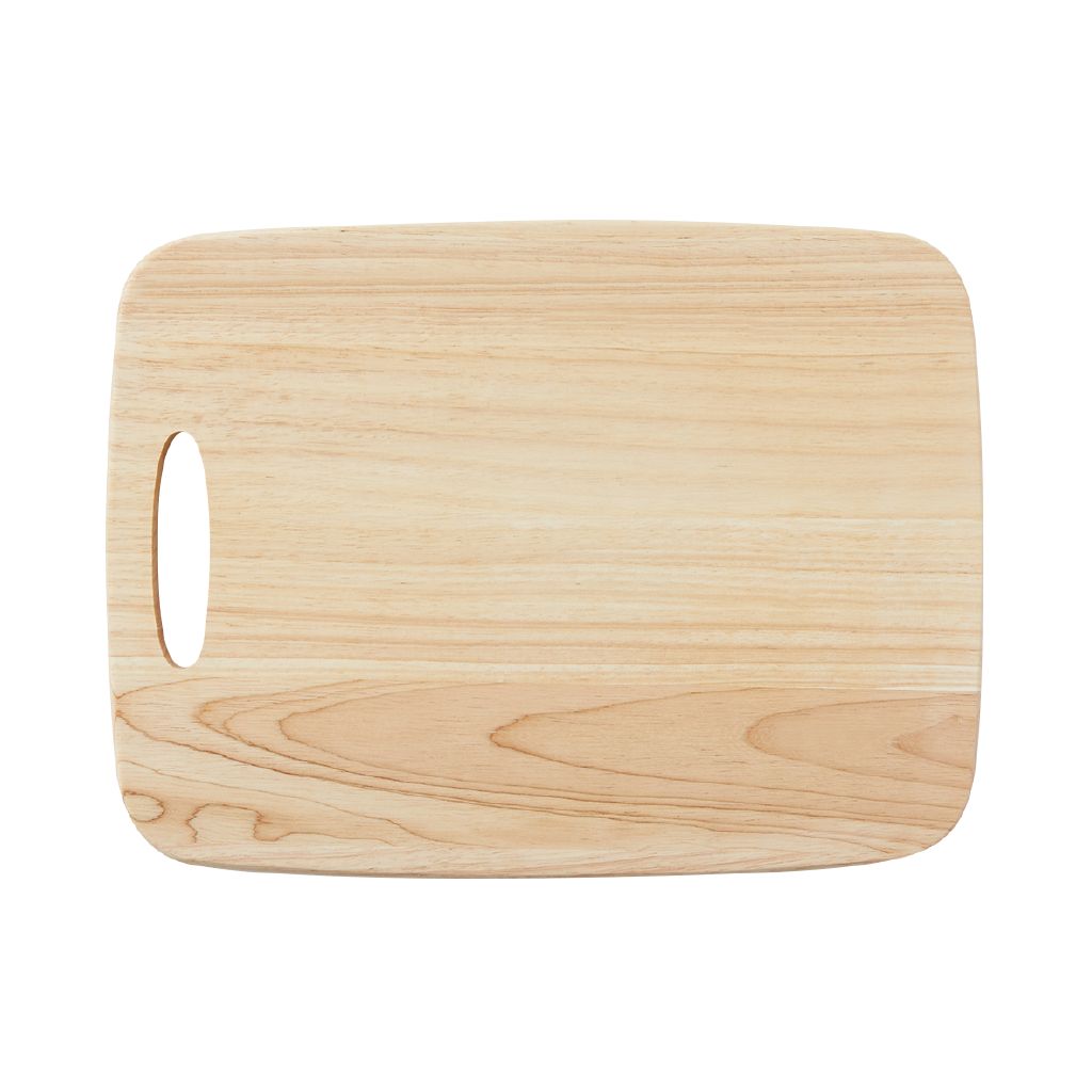 Living & Co Chopping Board Rubber Wooden 40cm The Warehouse