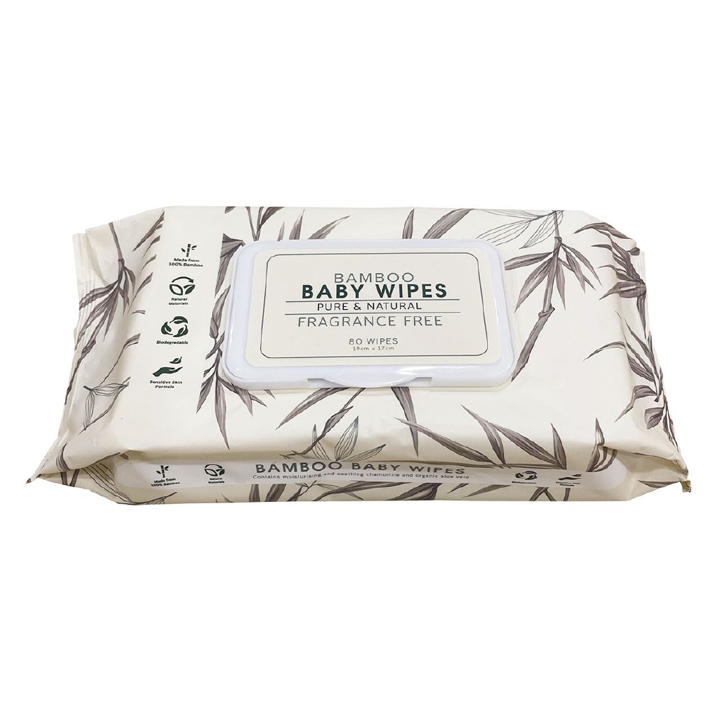 Unscented Bamboo Baby Wipes 80 Pack The Warehouse