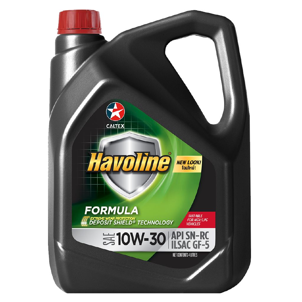 Caltex Havoline Formula (SN) 10W30 Engine Oil 4L The Warehouse