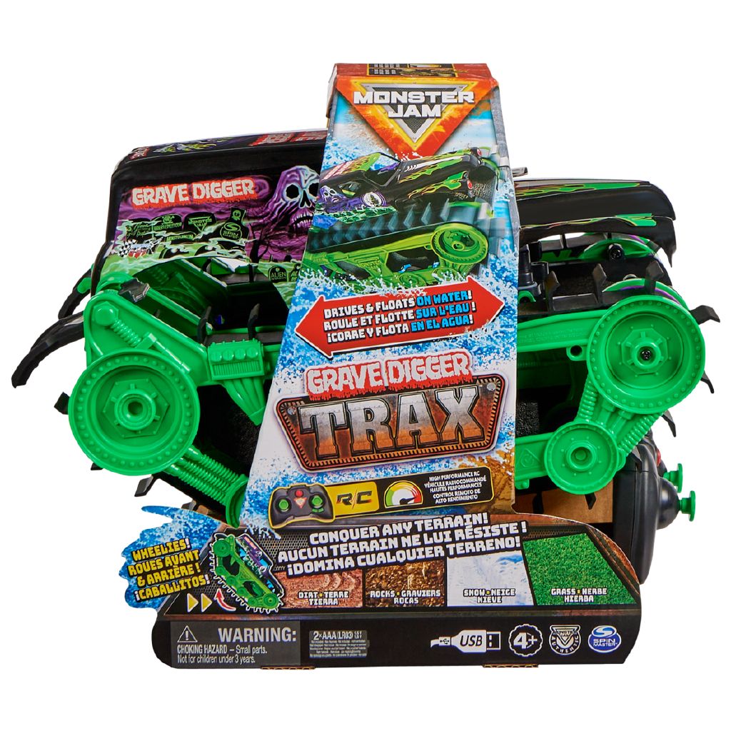 Monster Jam RC Grave Digger Trax The Warehouse