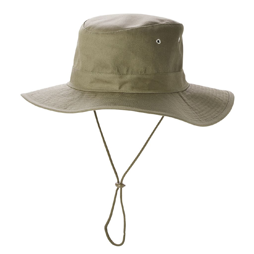 H&H Basic Cricket Hat Khaki The Warehouse