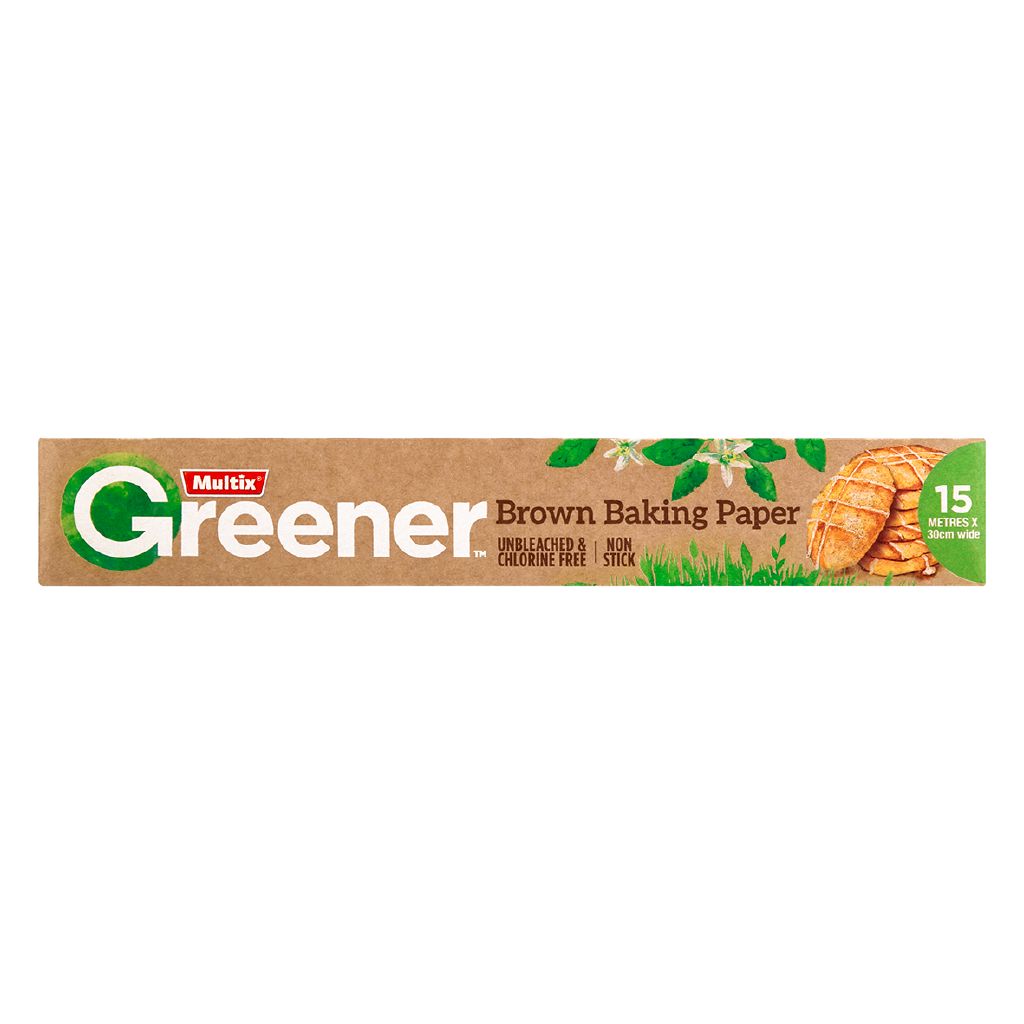 Multix Greener Brown Baking Paper 15m x 30cm The Warehouse