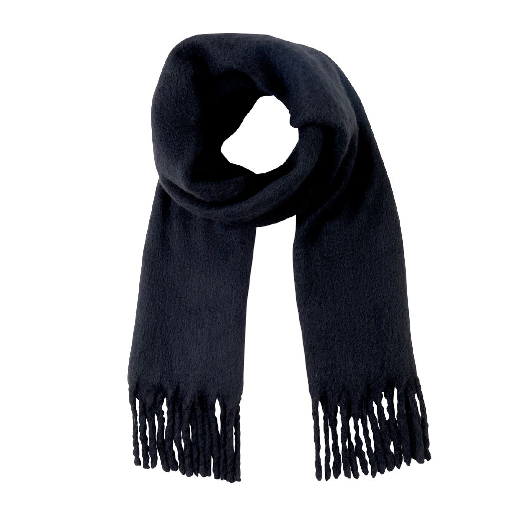 H&H Women's Oversized Scarf Black | The Warehouse