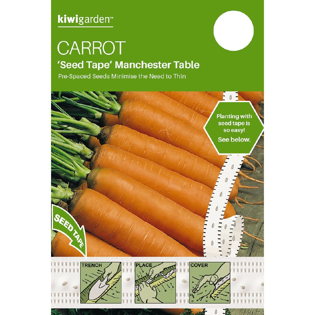 Kiwi Garden Seed Tape Carrot Manchester Table Seeds The Warehouse