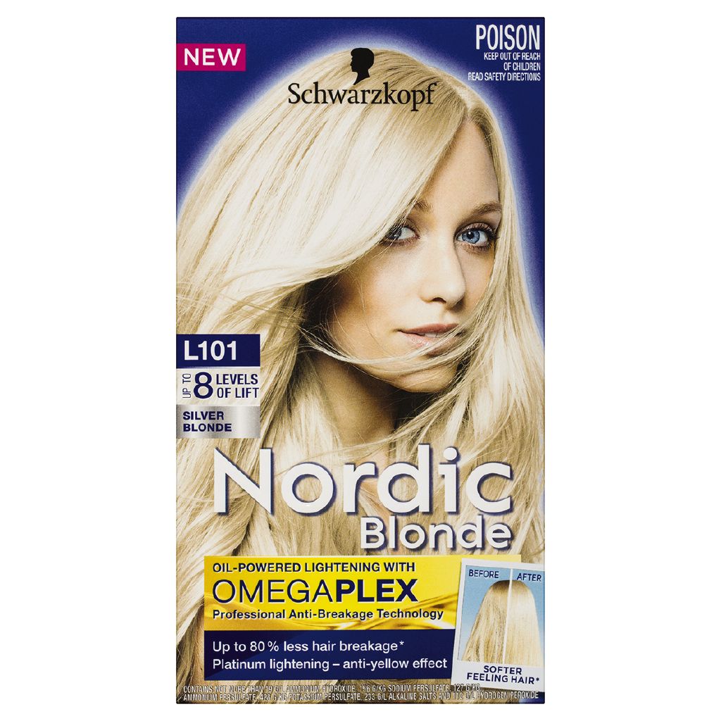 Schwarzkopf Nordic Blonde L101 Silver Blonde The Warehouse Schwarzkopf Nordic Blonde L101 Silver Blonde The Warehouse