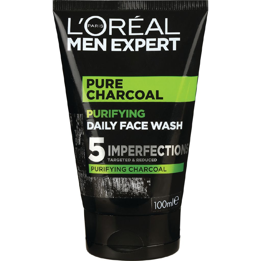 loreal pure power face wash