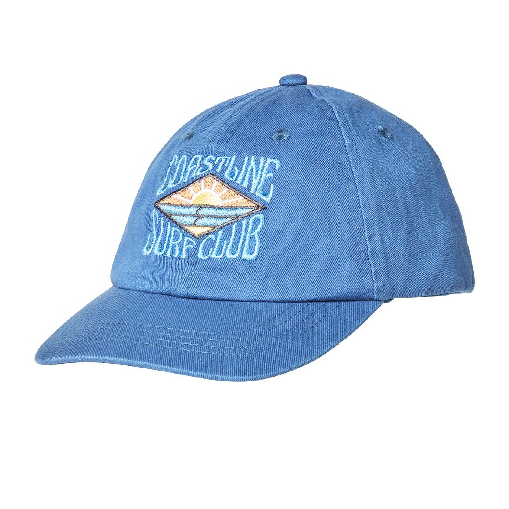 Young Original Boy's Blue Embroidery Cap Blue Mid | The Warehouse