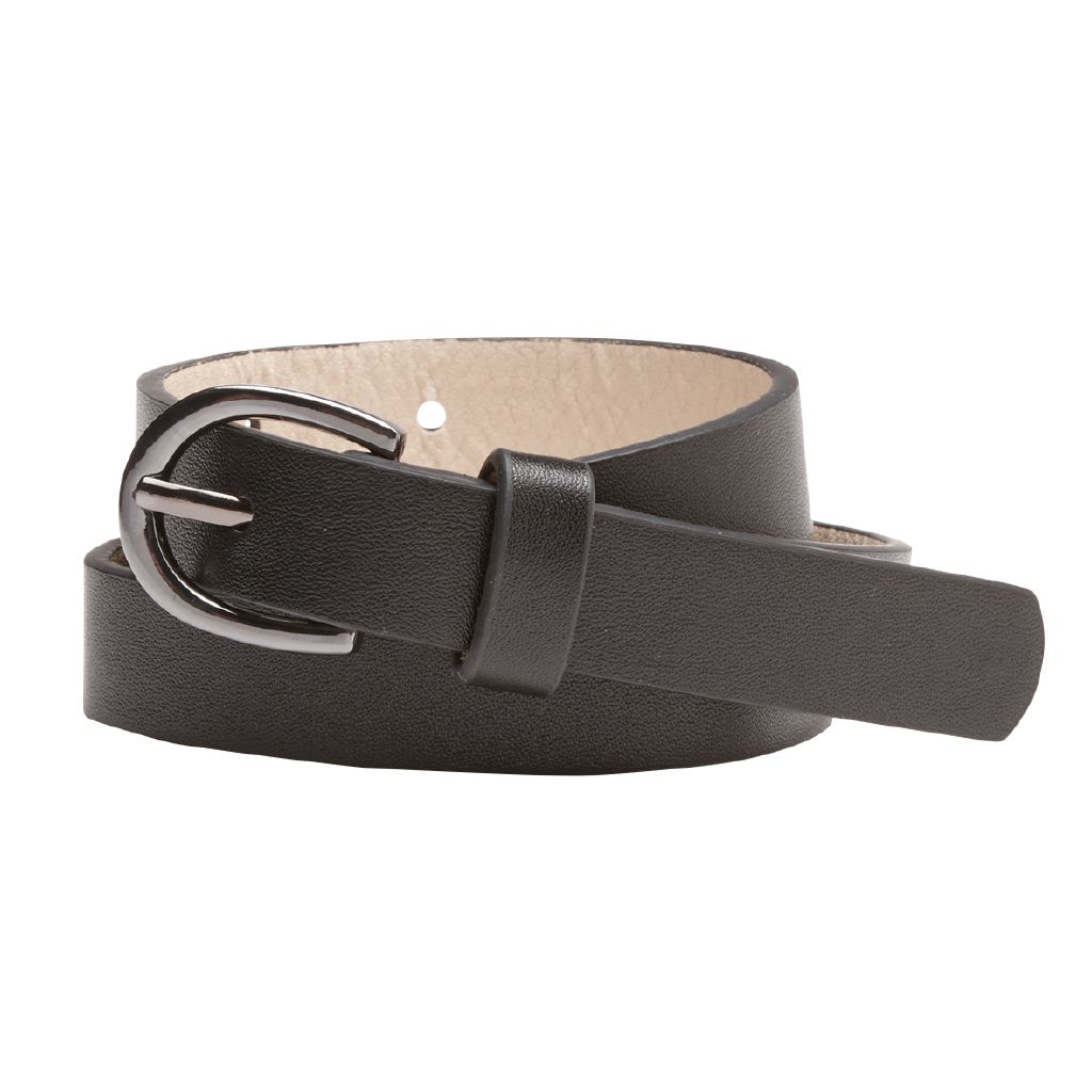 Coco Ladies Skinny Belt - Black