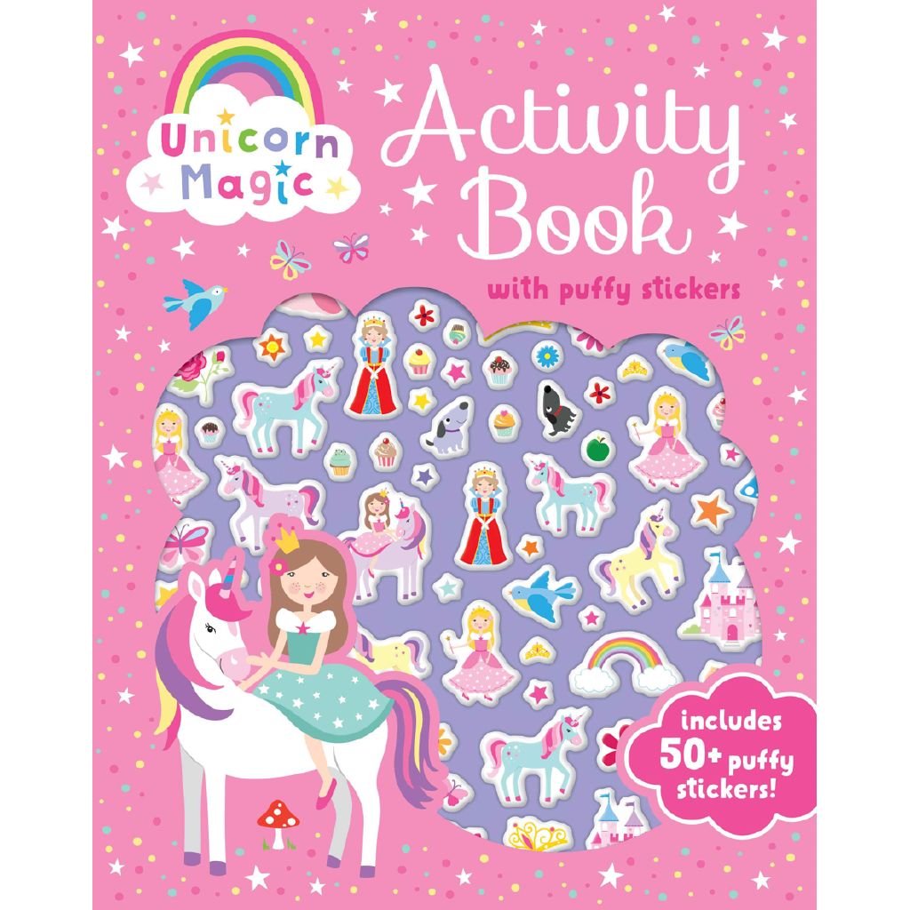 Unicorn Puffy Sticker Book | The Warehouse