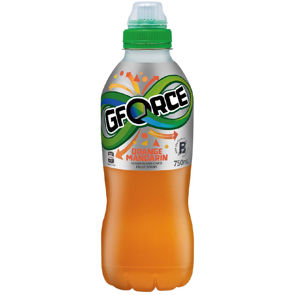 Gforce Orange Mandarin Fruit Drink 750ml The Warehouse