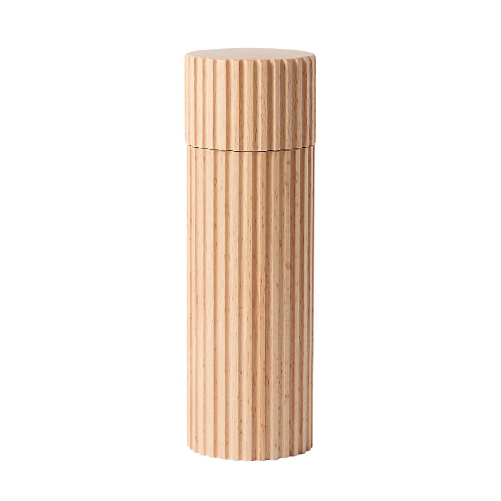 Living & Co Salt & Pepper Ribbed Grinder Natural