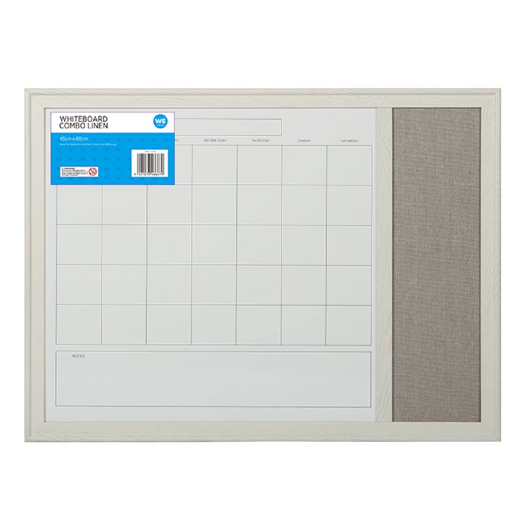 WS Whiteboard Combo Linen The Warehouse