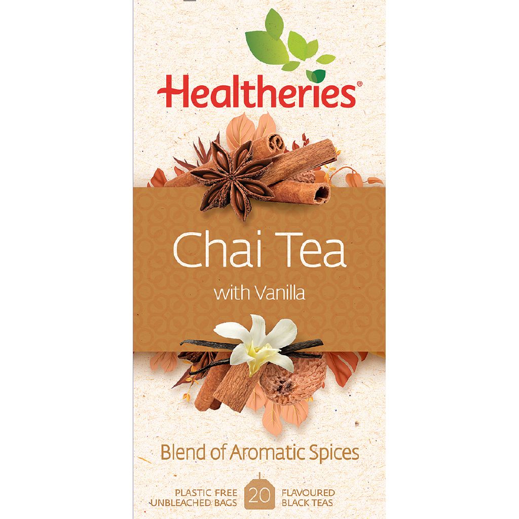 Healtheries Vanilla Chai Tea 20's The Warehouse