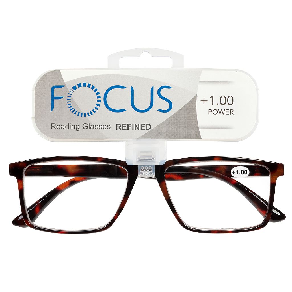Focus Reading Glasses Refined +1.00 The Warehouse