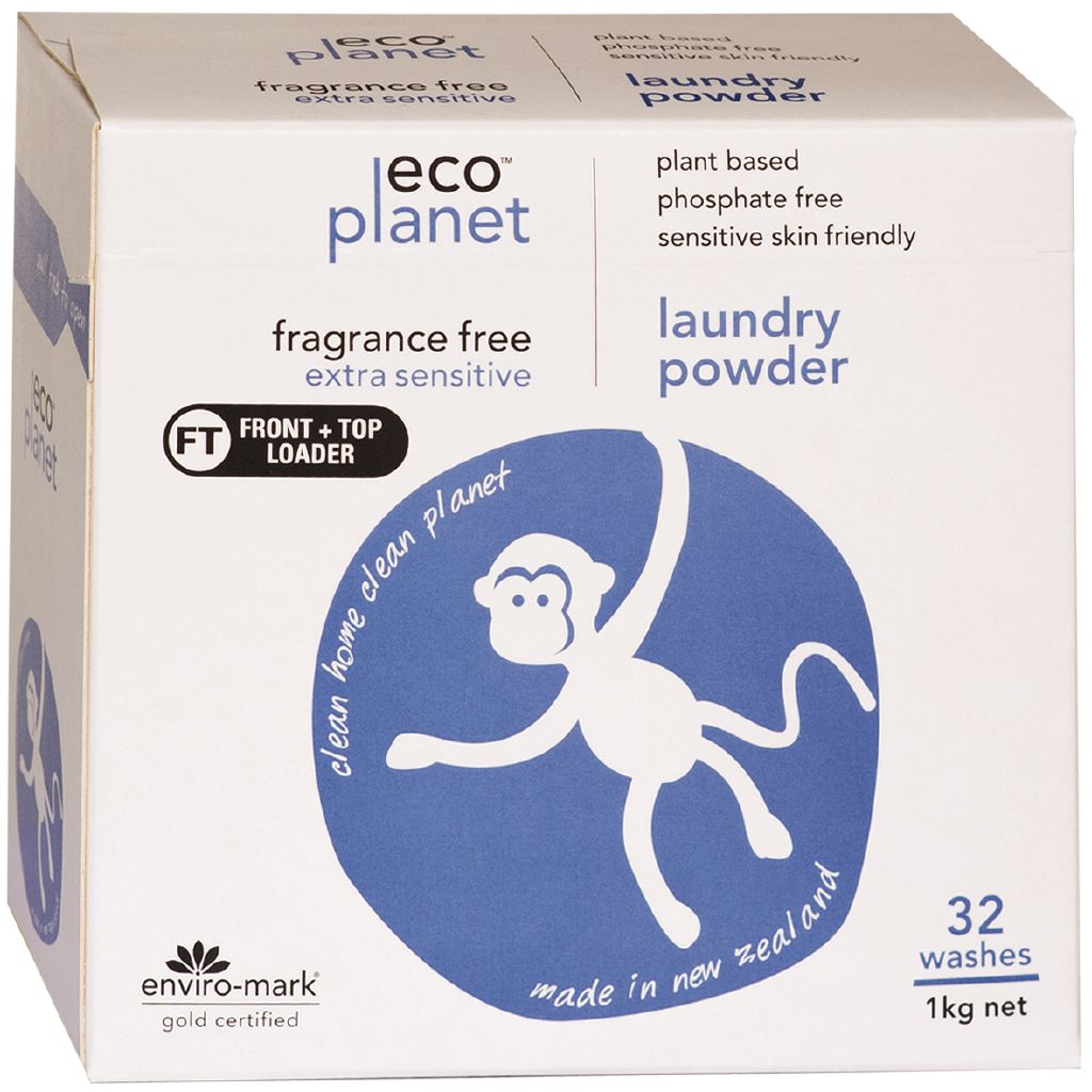 ECO Laundry Powder Fragrance Free 1KG 1kg The Warehouse
