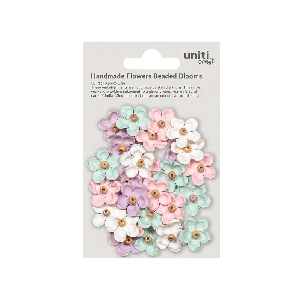 Uniti Craft Adults Handmade Flowers Beaded Blooms Multicoloured
