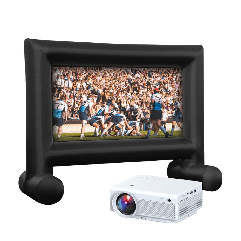 Veon Outdoor Cinema Projector Bundle With 120 Inch Screen