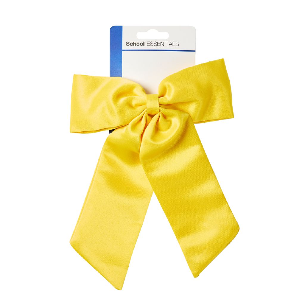 School Essentials Hair Ribbon Yellow Yellow | The Warehouse