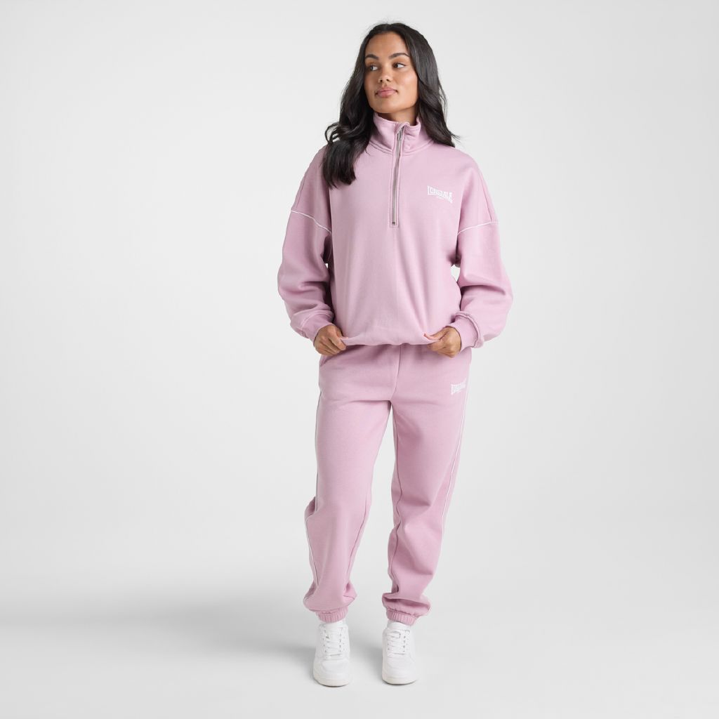 Lonsdale Women's Quarter Zip Sweatshirt
