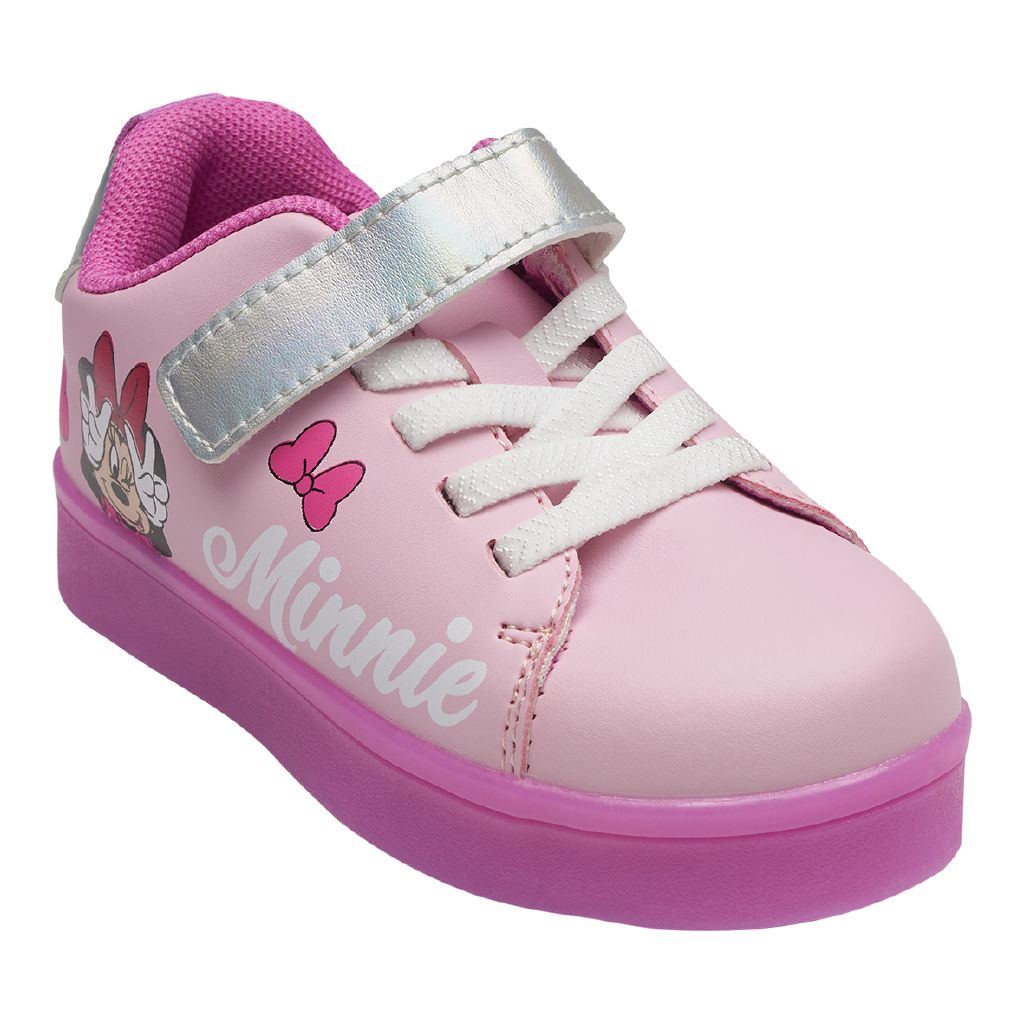 Minnie Mouse Junior Kids' Light-up Shoes Pink Mid The Warehouse