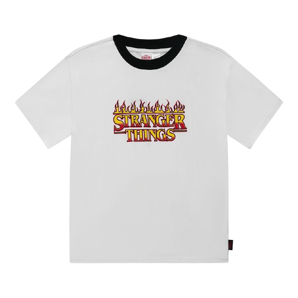 Stranger Things Short Sleeve Tee White | The Warehouse