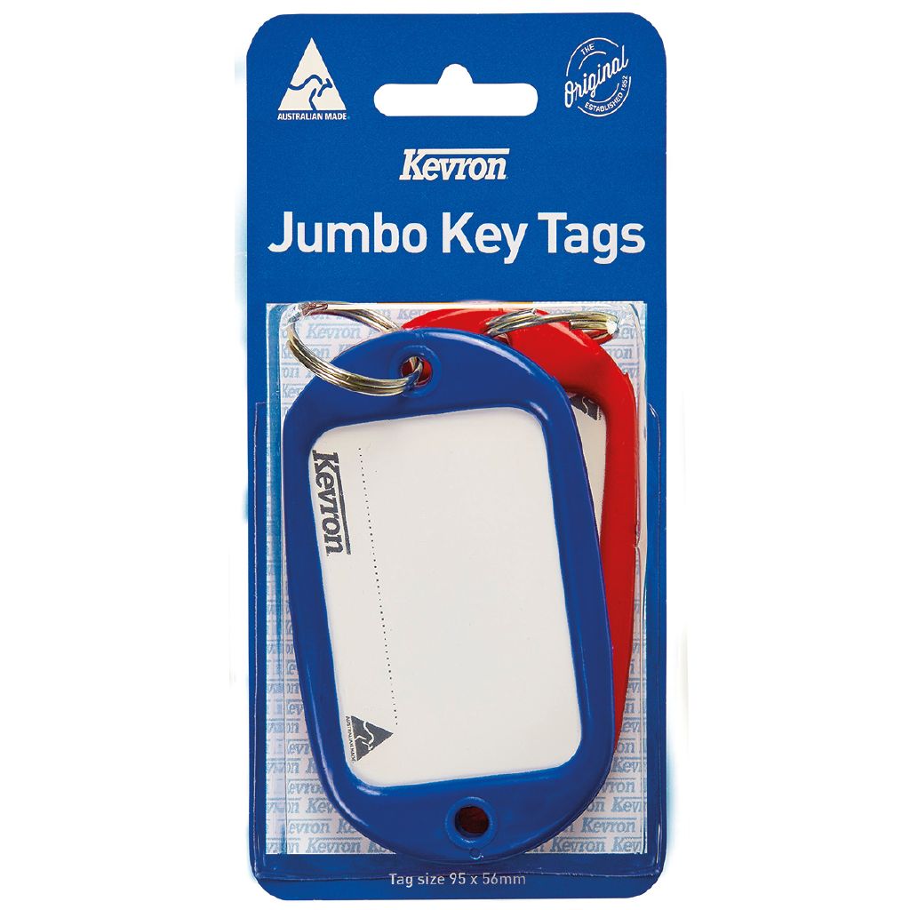 Kevron Jumbo Key Tags Assorted 2 Pack The Warehouse