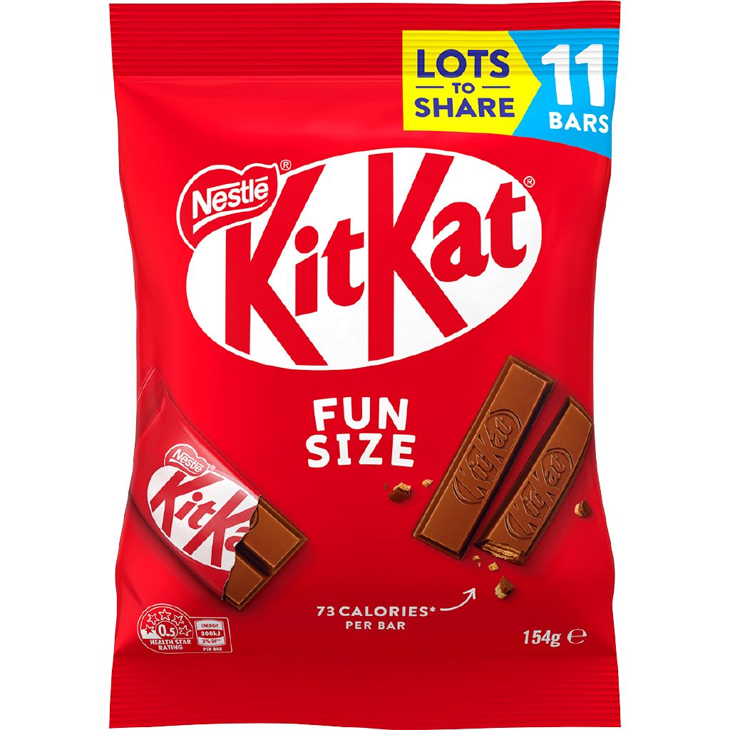 KitKat Milk Chocolate Funpack Bag 154g | The Warehouse