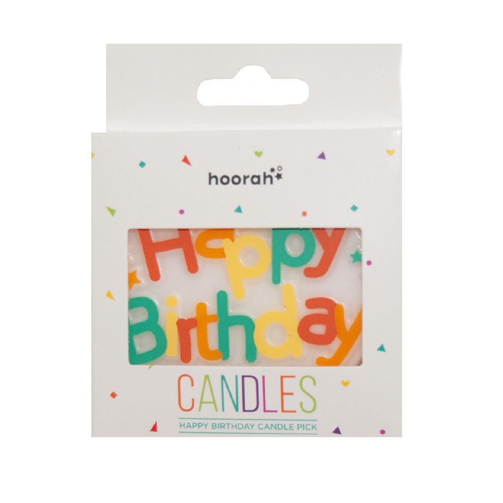 Hoorah Happy Birthday Candle Pick The Warehouse