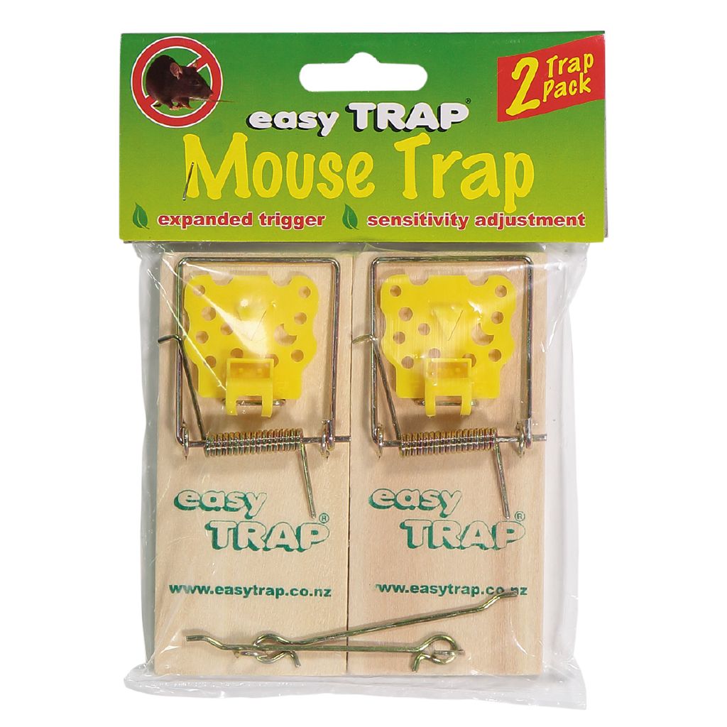 Easy Trap Catcha Wooden Mouse Trap 2 Pack | The Warehouse
