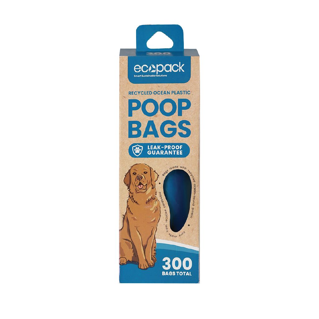 Ecopack Recycled Doggy Bags 300 Pack Blue Blue The Warehouse