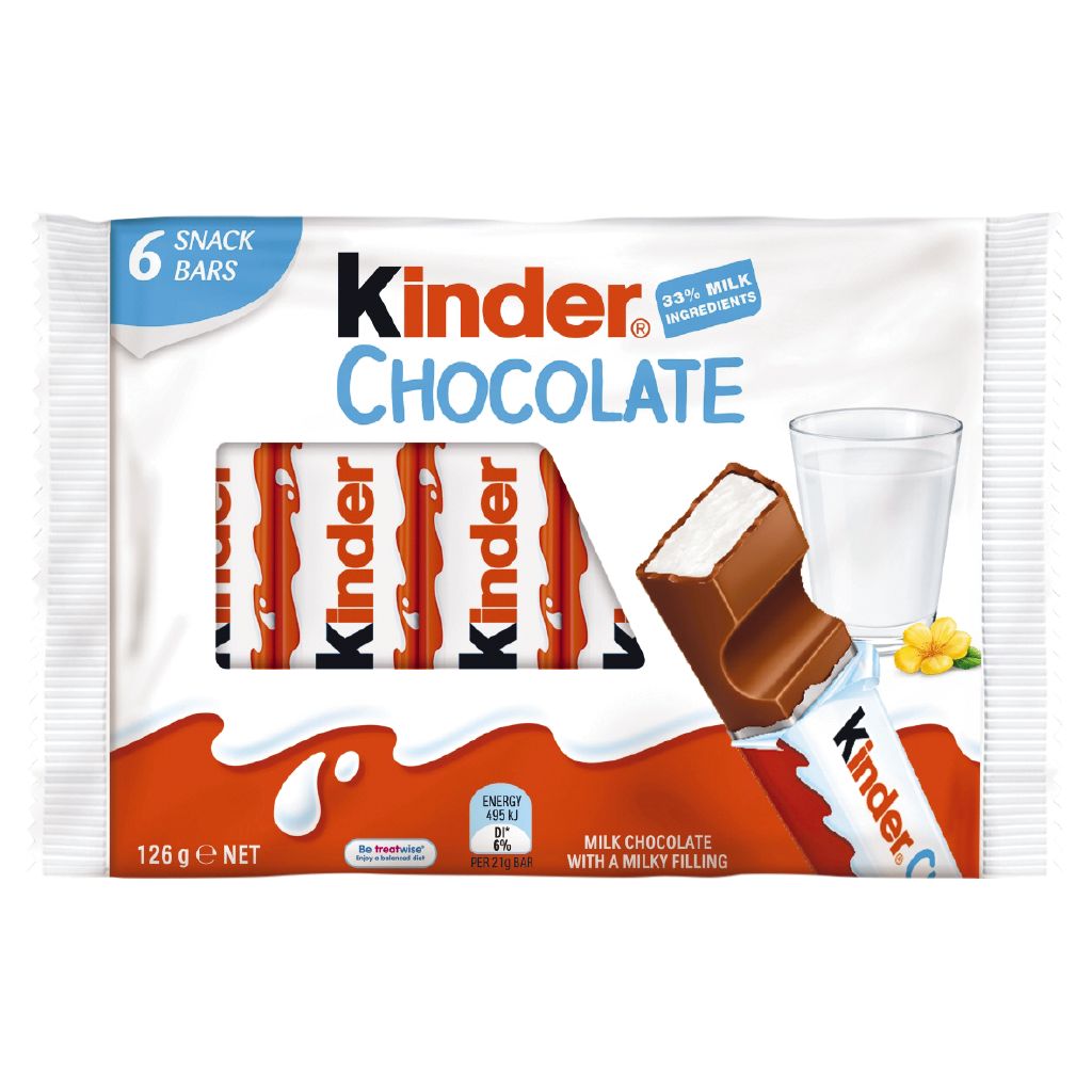 Kinder Chocolate T6 126g | The Warehouse