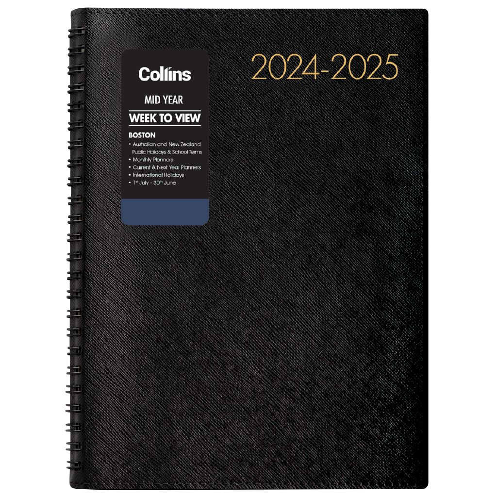 Collins Diary Mid Year Boston A53 Week To View 2026-2027