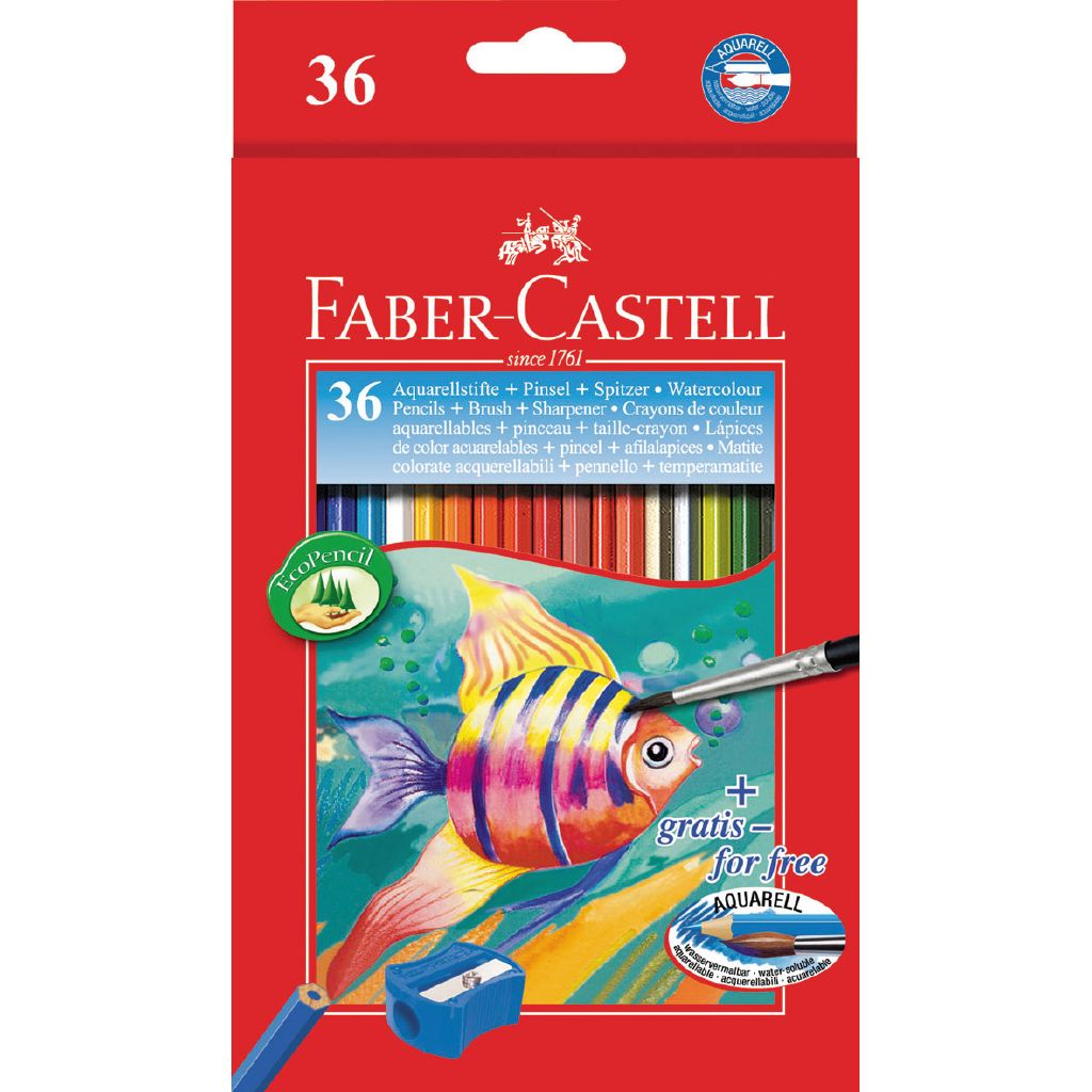 FaberCastell Watercolour Pencils 36 Pack The Warehouse