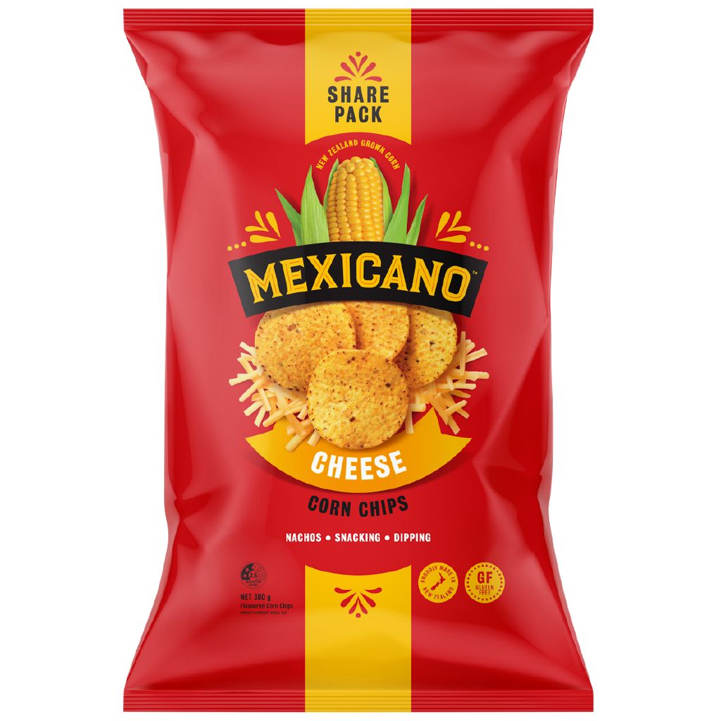 Mexicano Corn Chips Cheese 300g The Warehouse