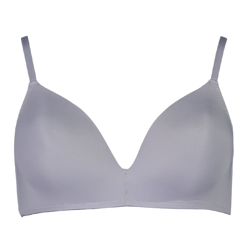 H&H Women's Smooth Soft Cup Bra Grey Marle The Warehouse