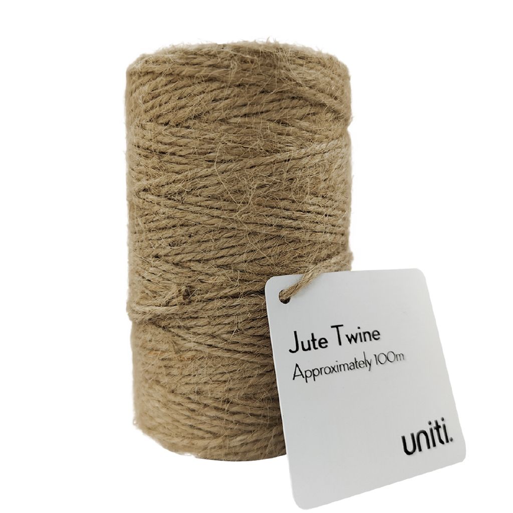 UniMall Natural Jute Twine 1800 Feet Long Twine String For Crafts Gift Wrapping Packing Gardening Crochet Knitting Macrame Decor (1800 FT * 2mm (3Ply - View #4