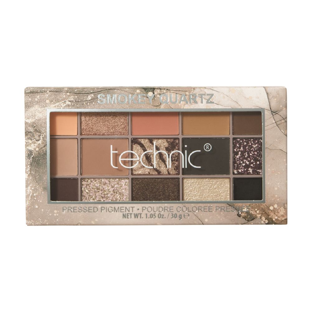 Technic Mega Nudes 2 Lidschatten Palette - 12 Farben, Hochpigmentiert